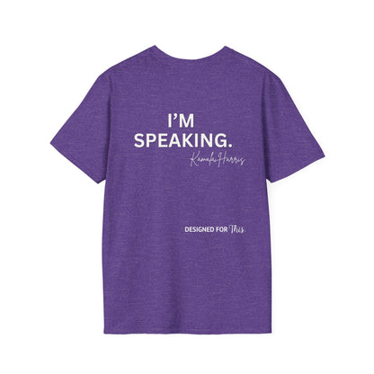 Women Empowerment T-Shirt - Designed to Lead #I'm Speaking